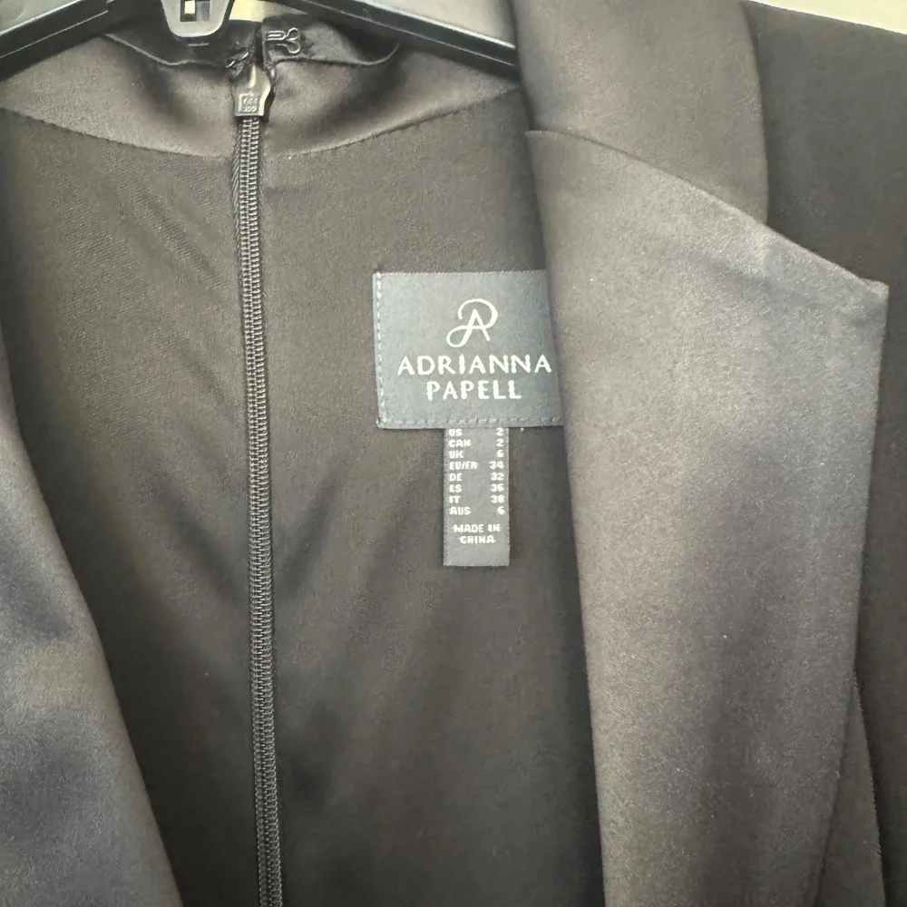 Adrianna Papell Tuxedo Evening Gown – Size 2 - Picture 3 of 6